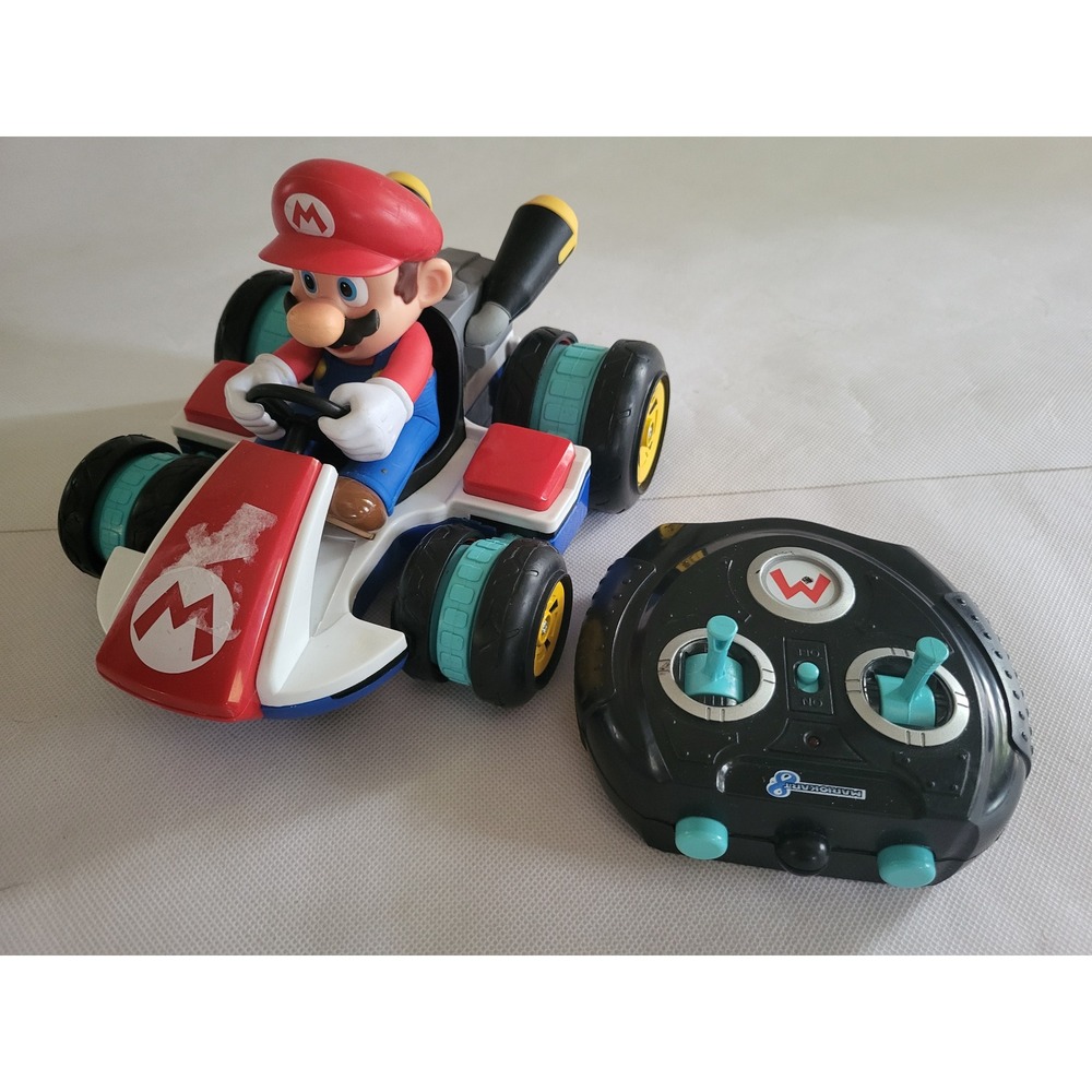 2016 JAKKS Nintendo Super Mario Kart RC Car Anti-Gravity Racer w/Remote UNTESTED